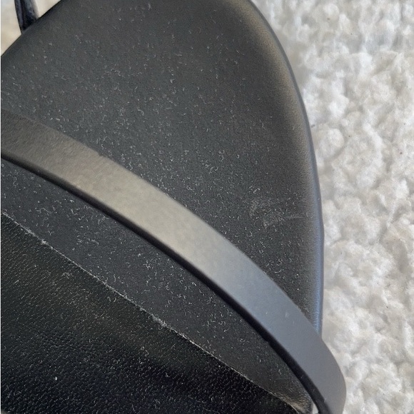 Saint Laurent Cassandra  YSL Logo Calfskin Flat Sandals - Picture 7 of 16